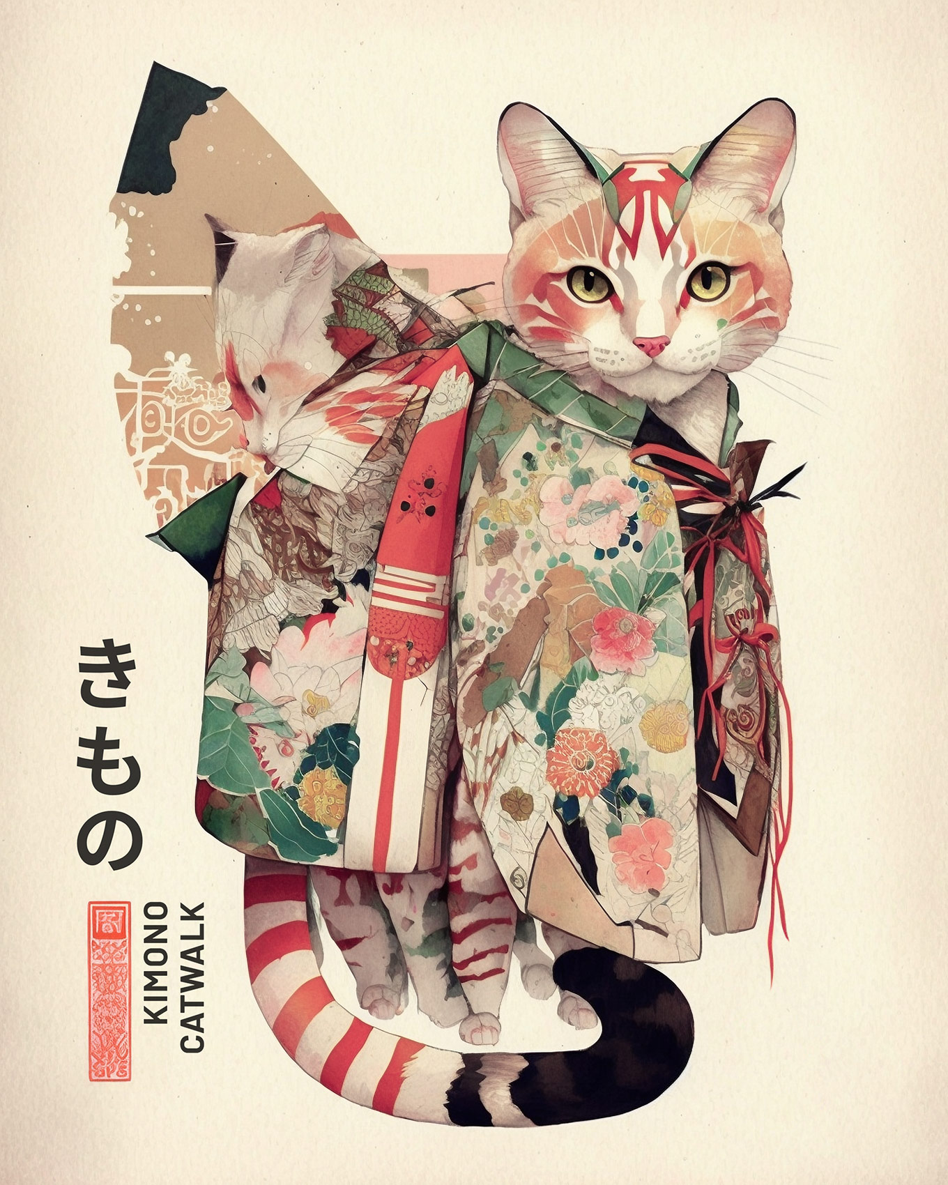 Plakat: Kimono Catwalk